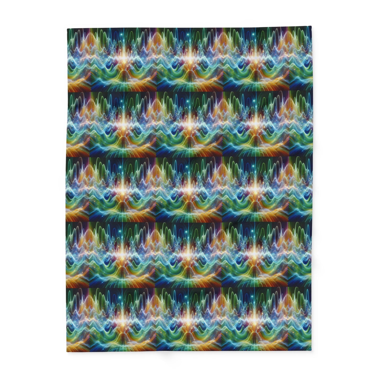 Fleece Blanket - Frequency Waves Design