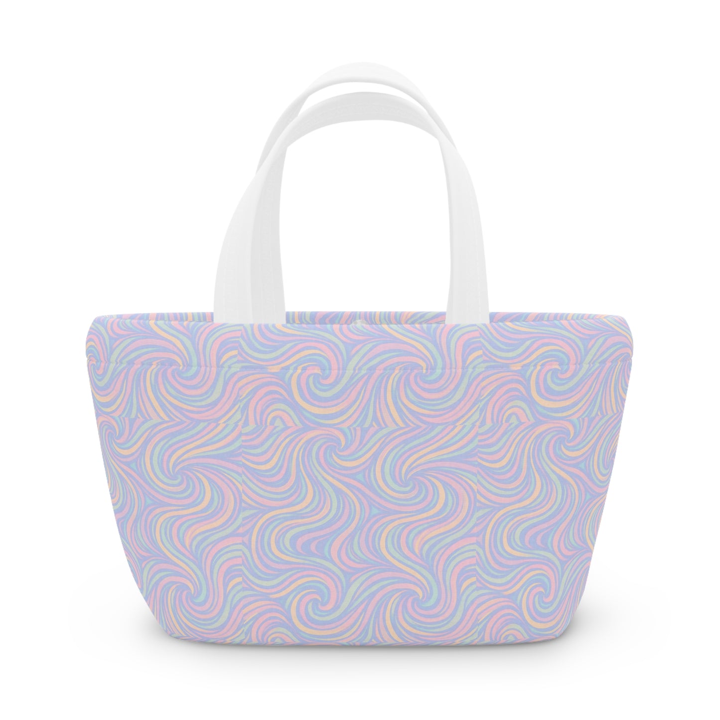 Lunch Bag - Pastel Swirl Print
