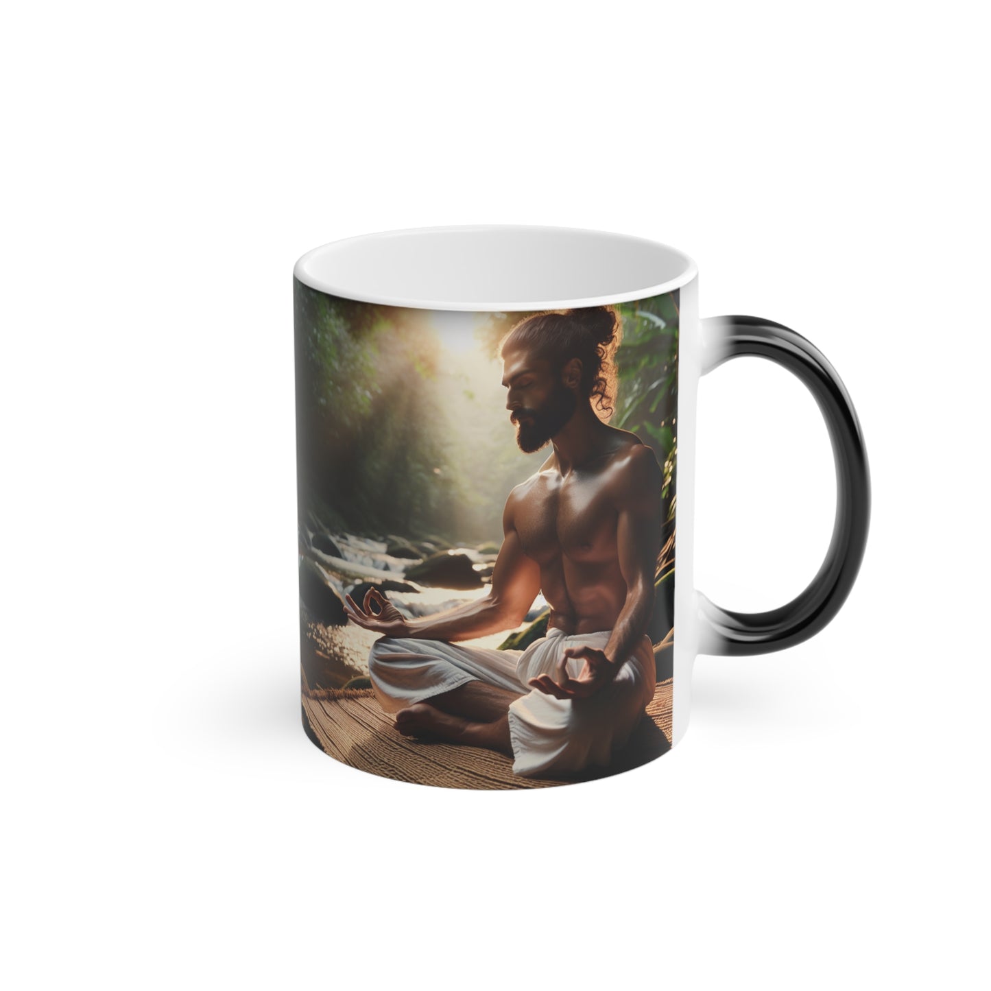 Magic Mug, Grounding Meditation Mug, Relaxation Tea Cup, Yoga Gift, Mindfulness Coffee Mug, Zen Gift for Her, Self Care Drinkware