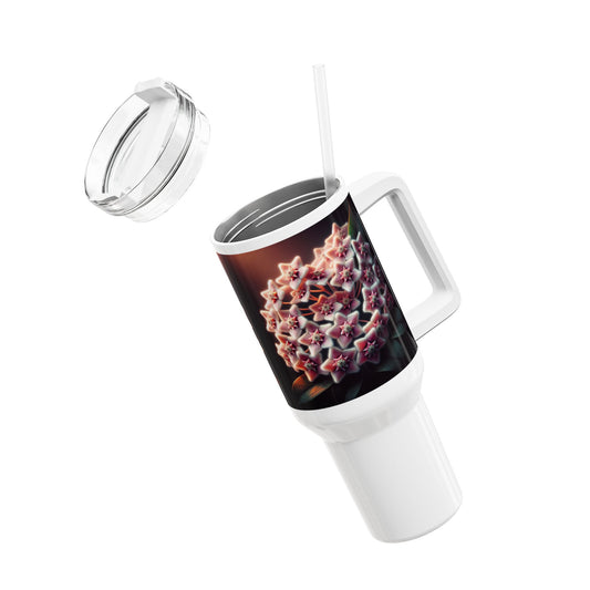 40oz Tumbler - Hoya Blooms Design