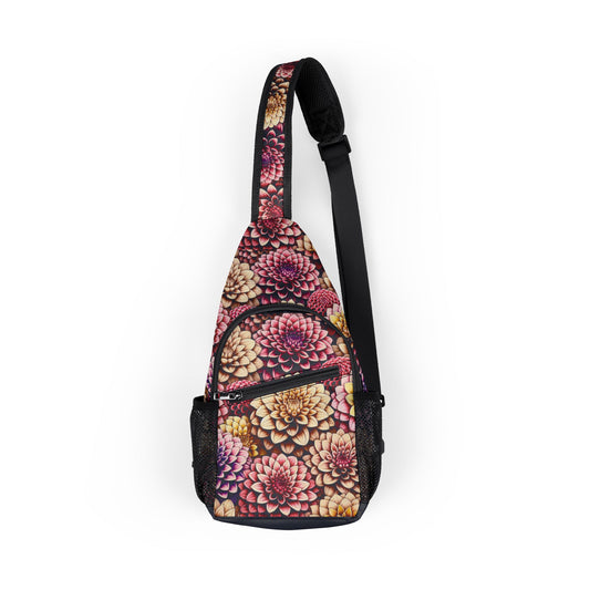 Dahlia Chest Bag - Stylish Sling for Travel, Outdoor Adventure, Festivals, or Daily Use - Perfect Gift for Nature Lovers