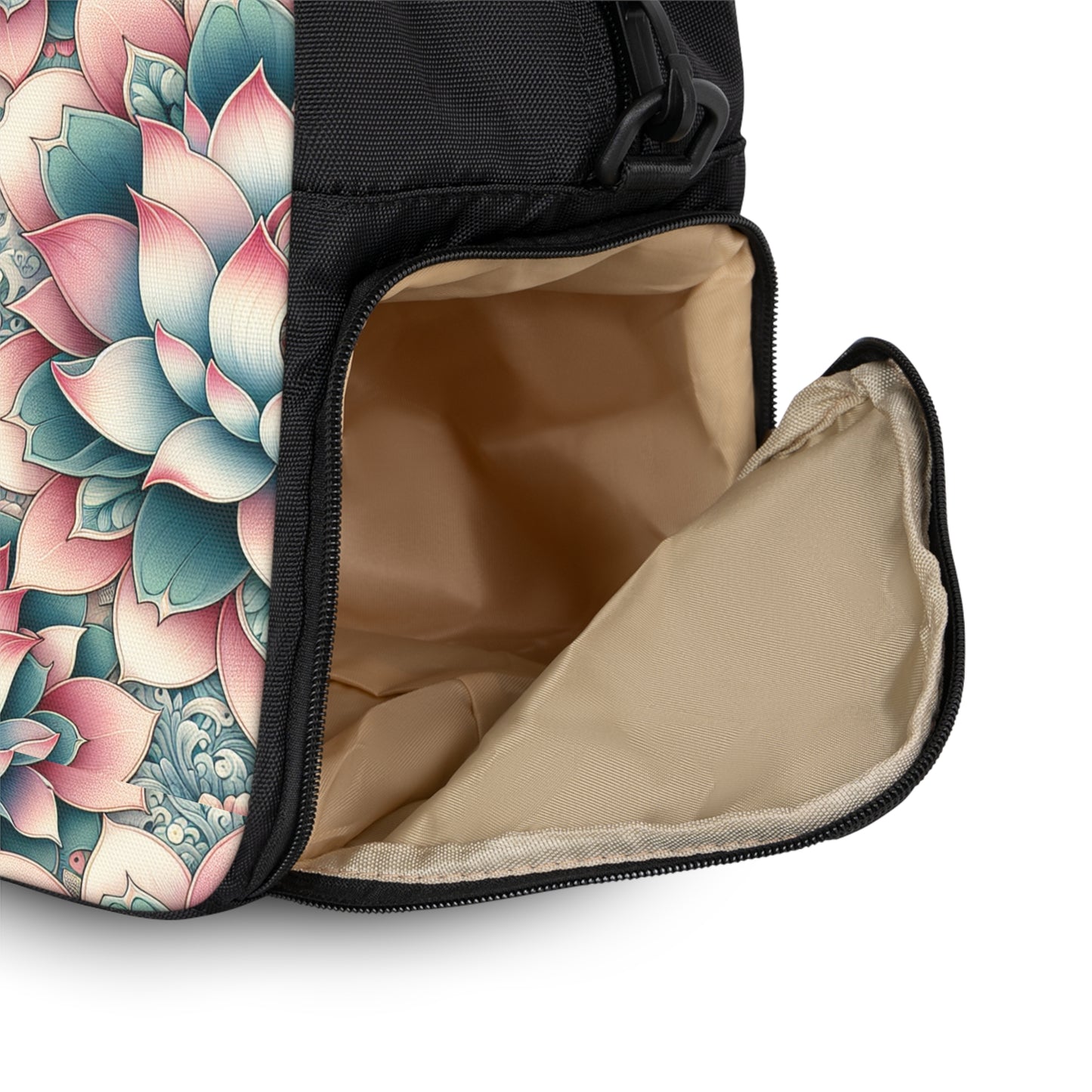 Fitness Handbag Lotus Flower, Gym Bag