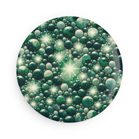 Sparkling Aventurine Button Magnets, Round Refrigerator Magnets, Home Decor, Gift for Her, Party Favors, Creative Organization