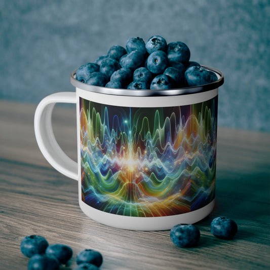 Camping Mug - Frequency Waves Design