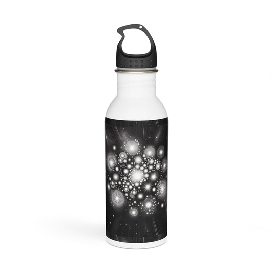 Star Cluster Stainless Steel Water Bottle - Celestial Galaxy Drinkware, Space Theme Hydro Flask, Astronomy Lover Gift, Constellation Travel