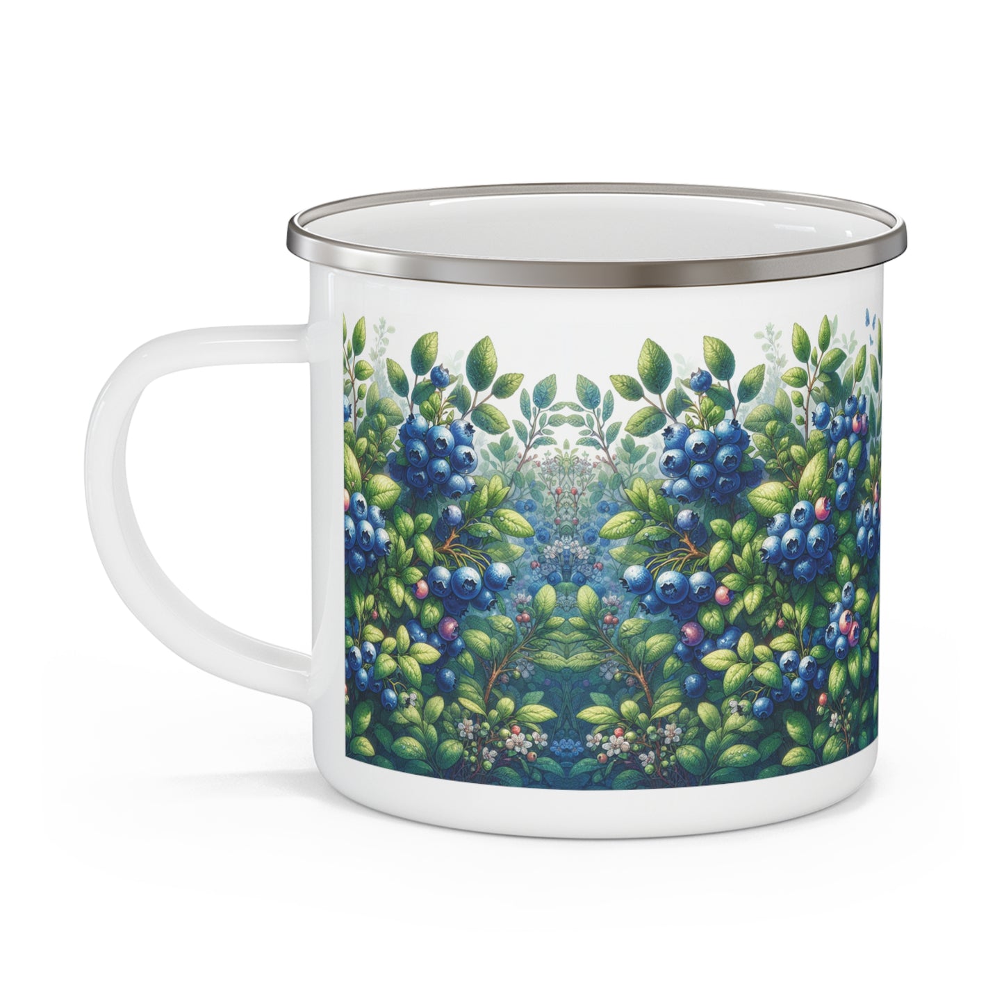 Camping Mug - Blueberries Design