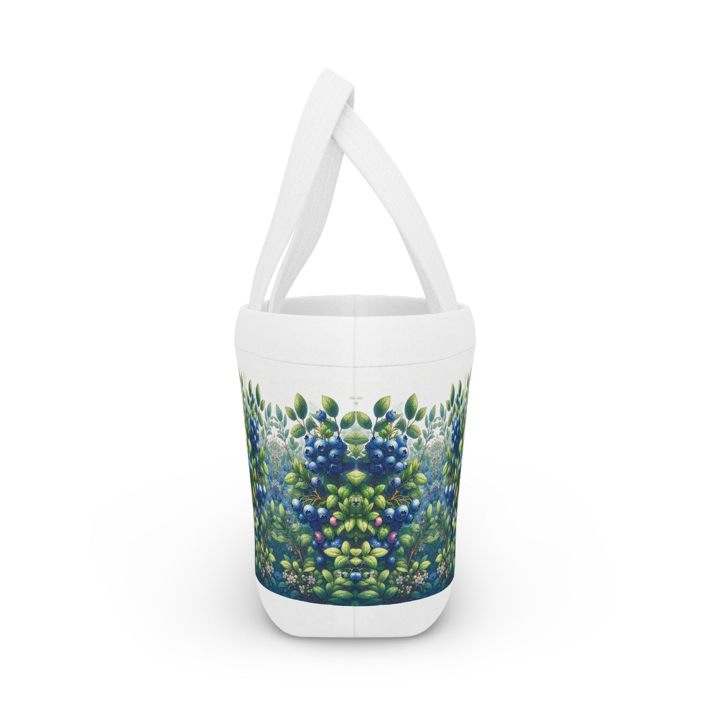 Blueberries Lunch Bag, Insulated Tote for Work, School, Picnics, Reusable Lunchbox, Food Storage Bag