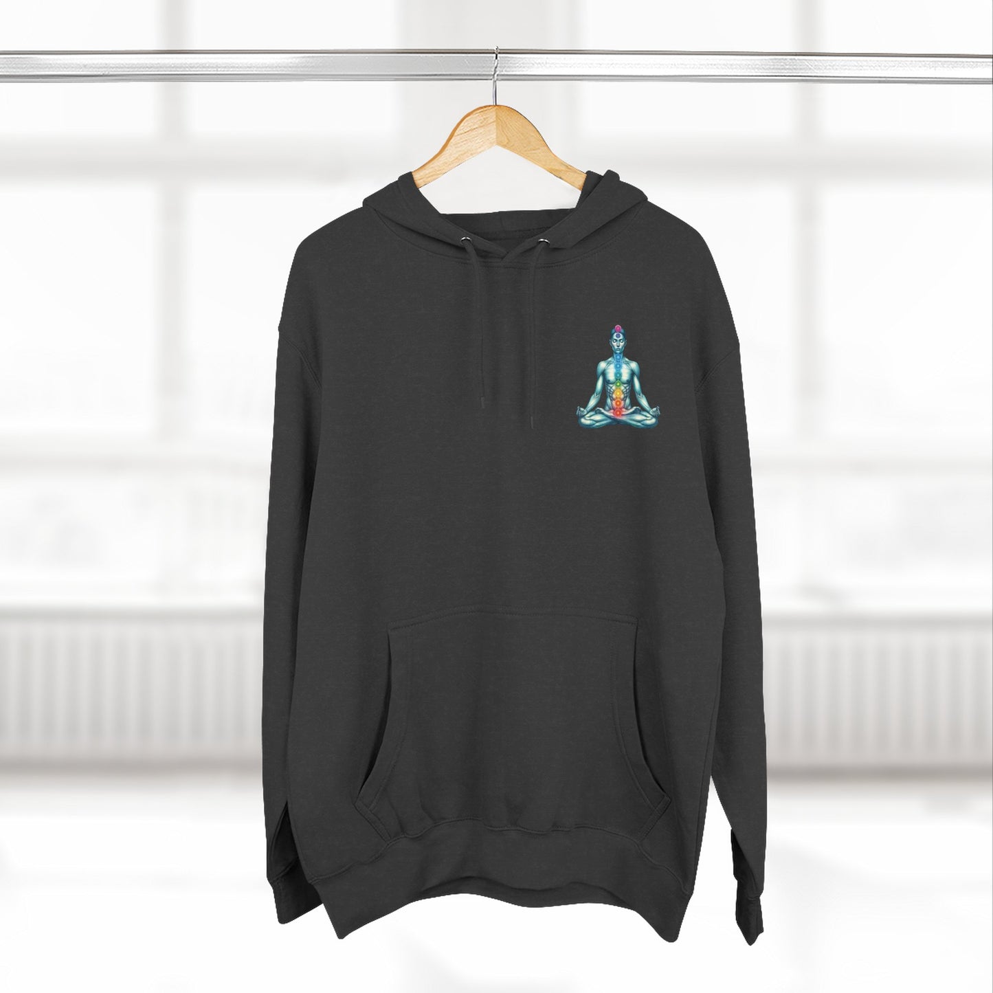 Fleece Hoodie - Chakra Meditation Design