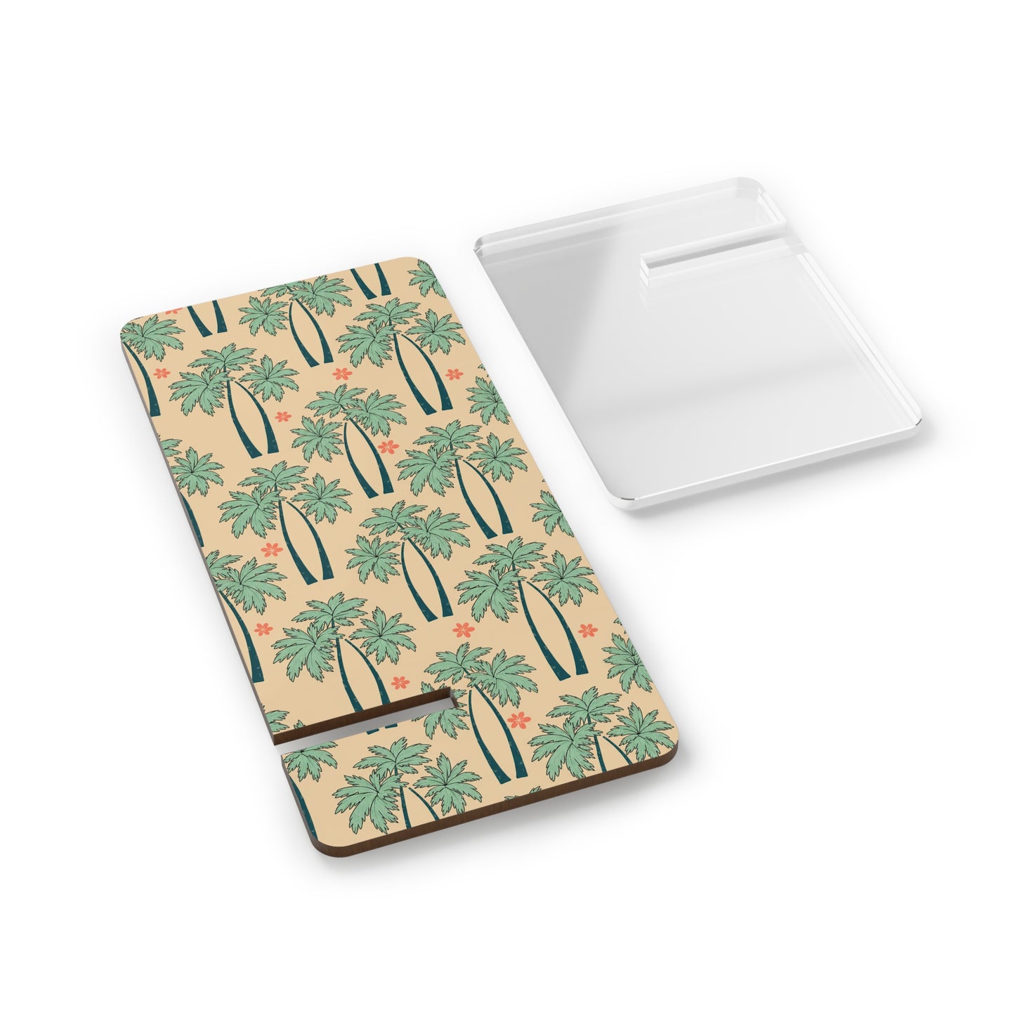 Palm Tree Phone Stand — Tropical Smartphone Display Stand