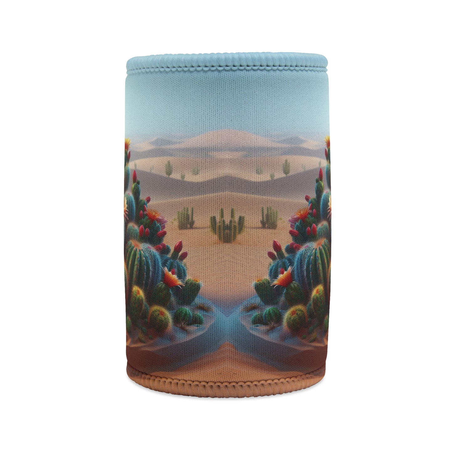 Stubby Cooler - Desert Cactus Design, Succulent Plant Drink Holder, Beverage Holder, Can Cooler, Beer Sleeve, Drink Insulator